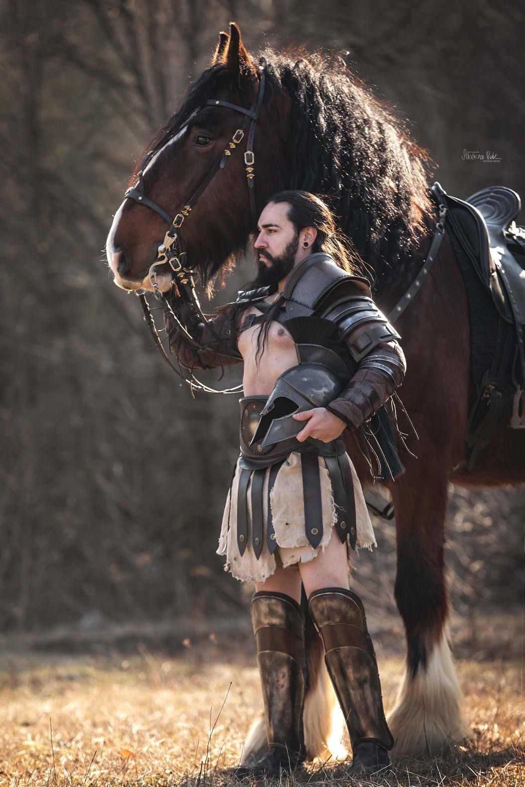 Shire Horse Warrior mit Chris Cherok